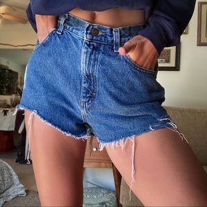 Vintage Original Lee Denim Shorts (vintage size 8) - best fit for a size 4.